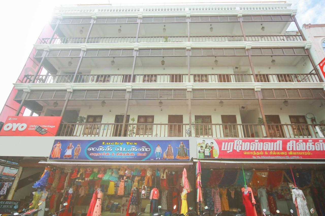 Oyo 23098 Ushama Heritage Guest House Pondicherry Exterior photo